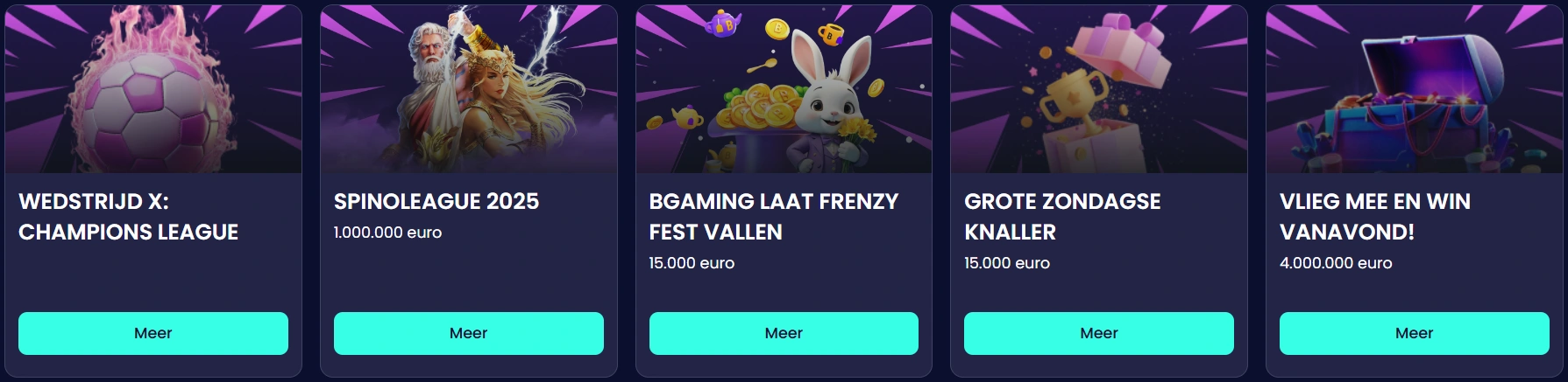 Doe mee aan spannende casinotoernooien bij BoomsBet