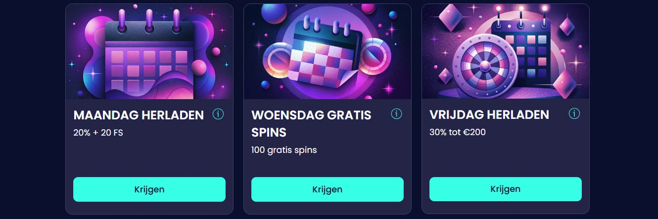 Pak elke week nieuwe promoties bij BoomsBet Casino