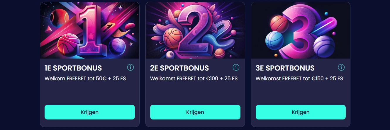 Exclusieve sport welkomstbonus voor nieuwe spelers bij BoomsBet